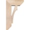 Ekena Millwork Westlake Slat Smooth Bracket w/ Offset Brace, Douglas Fir, 7 1/2"W x 18"D x 30"H BKT0806X18X30WTL06SDF - alternate 2